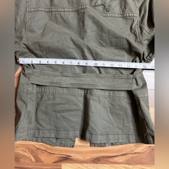 MCGUIRE Camo Green Military Style Button Down Jacket Size S - Picture 9 of 15